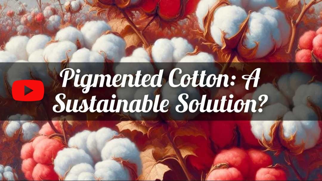 White and red cotton fibres